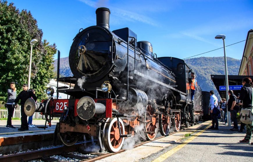 A Varallo in treno storico
